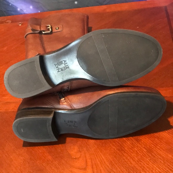 Naturalizer brown leather riding boots size 7.5M - Picture 2 of 16